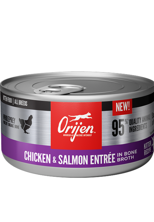 Chicken & Salmon Entrée Wet Kitten Food